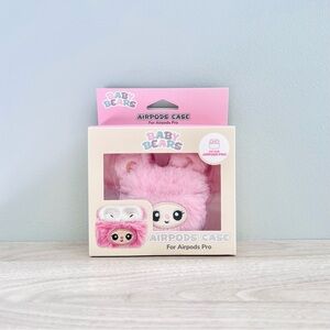 Baby Bears Fluffy AirPods Pro Case - Pink